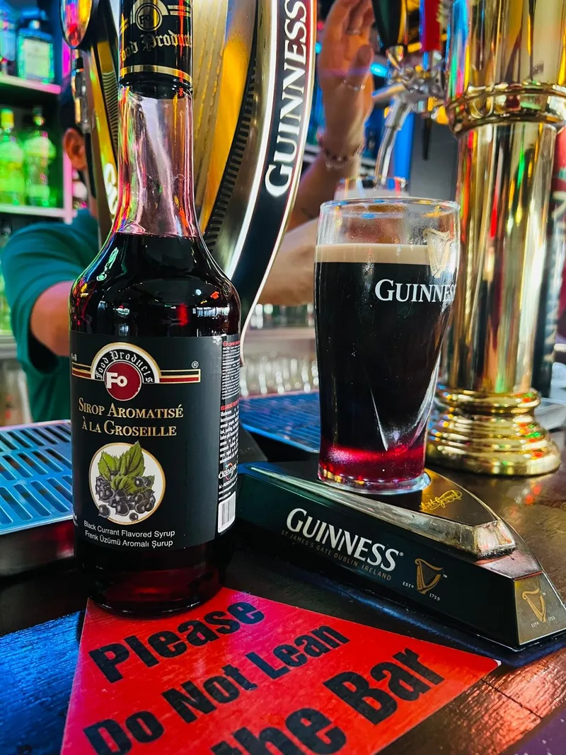A pint on the bar