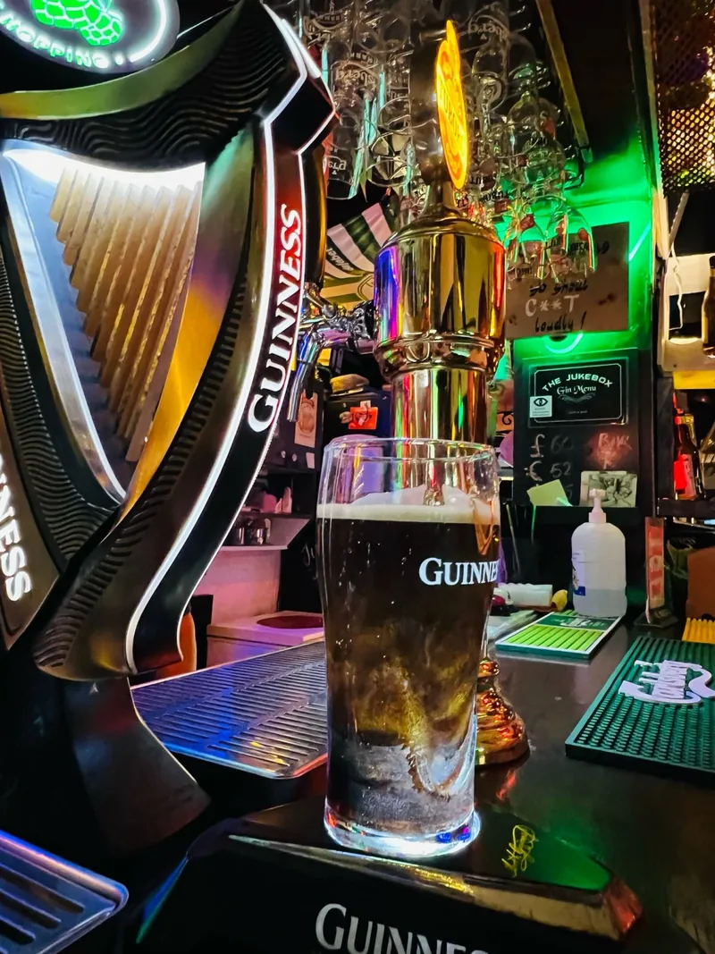 Guinness, poured properly